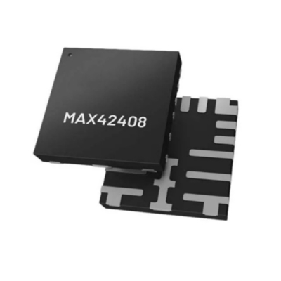 Chip sirkuit terintegrasi MAX42408AFOA 36V Konverter Buck Terintegrasi penuh QFN-17