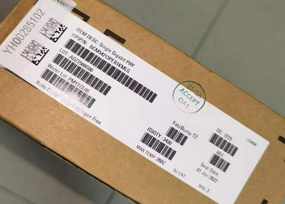 IC Ethernet BCM54213PEB1KMLG Port Tunggal RGMII Gigabit Ethernet Transceiver QFN-36