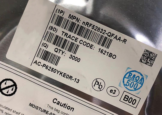Sistem RF Multiprotokol Pada Chip NRF52832-QFAA-R NRF52832 BT Smart 2.4GHz SoC