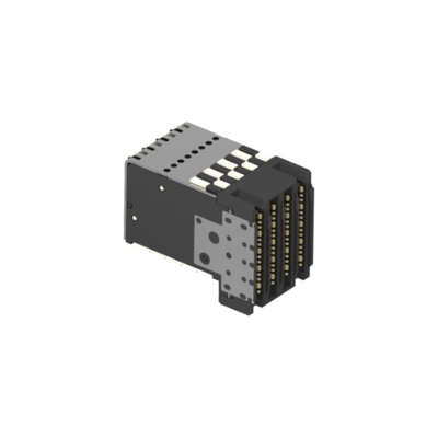 Konektor 10153370-101LF EXAMAX2 112Gbps Konektor Backplane Kecepatan Tinggi 92Ω