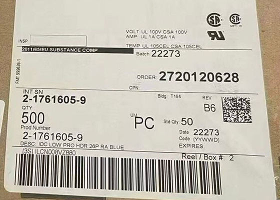 Konektor 2-1761605-9 Kabel ke Konektor 26Posisi Konektor Kabel Ribbon