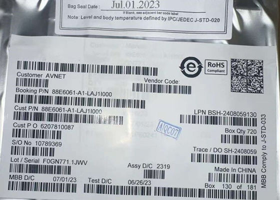 Ethernet IC 88E6061-A1-LAJ1I000 6-Port 100Mbps Ethernet Switch IC Paket PQFP-128