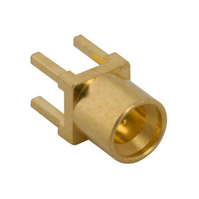 Konektor 925-137J-51P 50Ω SMPM PCB lurus Jack Bor Lurus Melalui Lubang