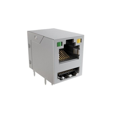RJE36188214H Konektor Kombo-Stacked Konektor 8POS Modular Jack Konektor