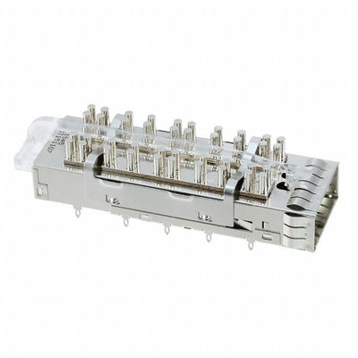 U95-T2W1-107A Konektor 4 Saluran UltraPortTM QSFP+ Konektor I/O Untuk Server