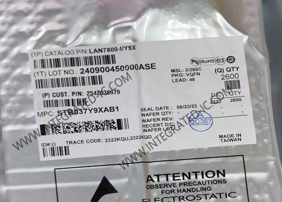 Ethernet IC LAN7800-I/Y9X Super Speed Ethernet Controller 60mA USB Interface IC