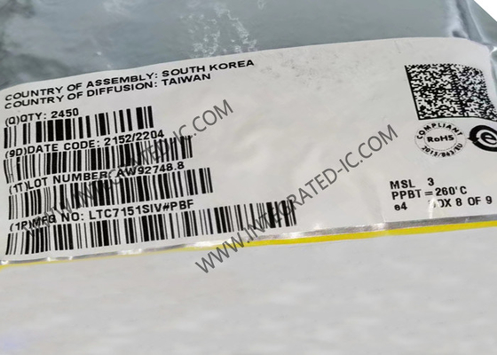 Efisiensi Tinggi LTC7151SIV 1MHz Konverter Buck Monolitik Sinkron 28-VFQFN