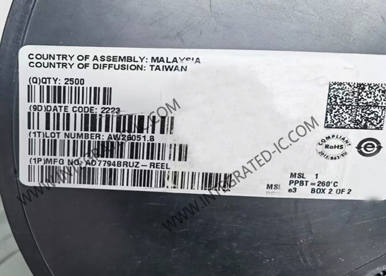 AD7794BRUZ 6-Channel Kebisingan Rendah Daya Rendah Pengonversi Analog ke Digital 24-Bit