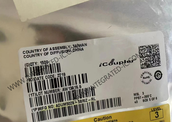 Chip sirkuit terintegrasi ADUM5028-5BRIZ Low Emission Isolated DC DC Converter SOIC8