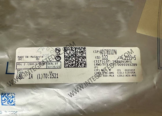 ADS7853IPW Chip Sirkuit Terpadu Konverter Analog-Ke-Digital Pengambilan Sampel Simultan Kecepatan Tinggi Ganda