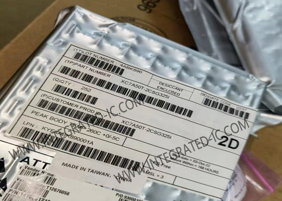 Field Programmable Gate Array XC7A50T-2CSG325I Artix-7 Tertanam FPGA Programmable Logic IC 324-LFBGA