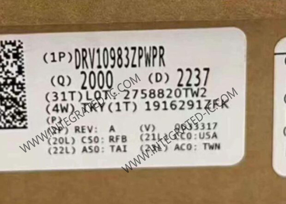 DRV10983ZPWPR Chip Sirkuit Terpadu 24V 3A Driver Motor BLDC 3 Fase