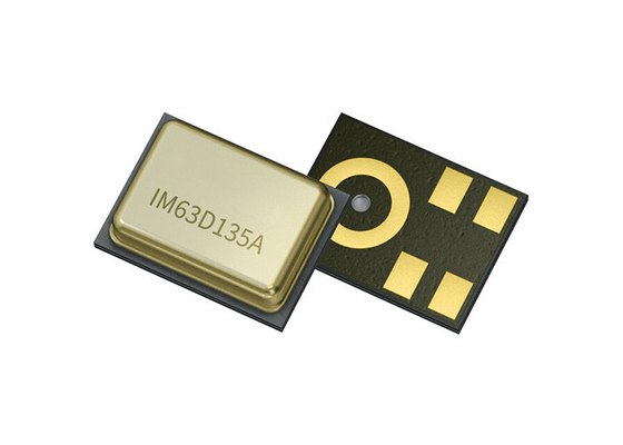 IM63D135A Sensor IC Mikrofon MEMS Digital Untuk Tingkat Tekanan Suara Tinggi