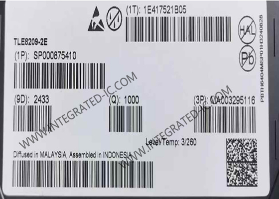 TLE8209-2E Chip Sirkuit Terpadu 8.6A SPI Programmable H-Bridge IC PG-DSO-20