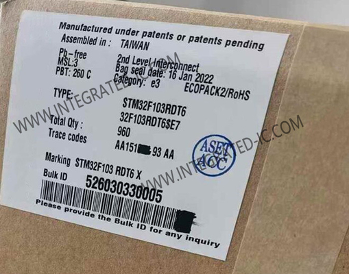 STM32F103RDT6 Mikrokontroler MCU Performa Tinggi-Densitas ARM Cortex-M3 32-Bit MCU