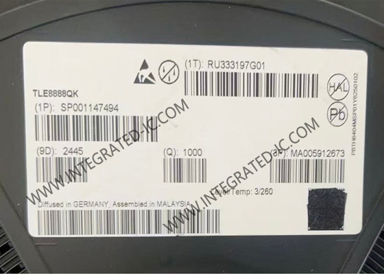 Integrated Circuit Chip TLE8888QK Sistem Mesin Mesin Otomotif