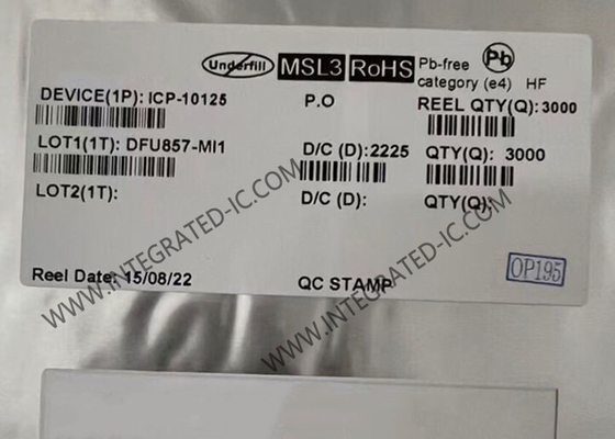 ICP-10125 Sensor IC 10atm Waterproof Barometric Tekanan dan Sensor Suhu IC