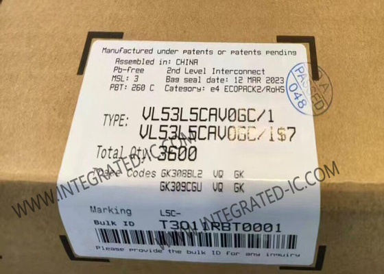 Sensor IC VL53L5CAV0GC/1 ToF Sensor Jarak 3.3V Sensor Proximity Sensor