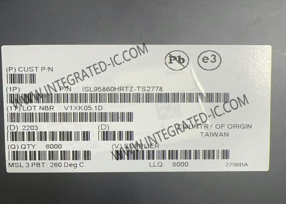 ISL95860HRTZ Integrated Circuit Chip Multi-Phase IMVP9 Pengontrol TQFN-32