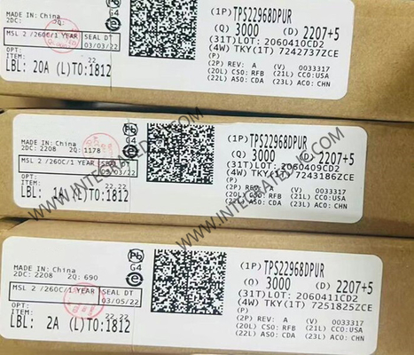 TPS22968DPUR Chip Sirkuit Terpadu Sakelar Load Saluran Ganda WSON-14 Sakelar Daya