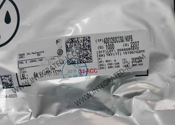 ADS1293CISQ Integrated Circuit Chip Low-Power 3-Channel 24-Bit Analog Front-End Untuk Pengukuran Biopotensial