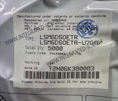 LSM6DSOETR Sensor IC 6-Axis IMU LGA-14L iNEMO 6DoF Unit Pengukuran Inersia