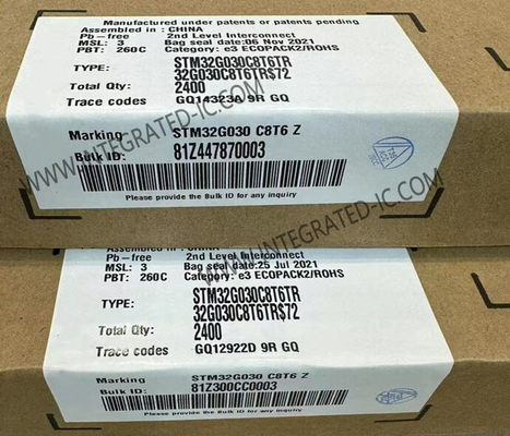 STM32G030C8T6TR Mikrokontroler MCU 64MHz 32-Bit Single-Core MCU LQFP-48 MCU tertanam
