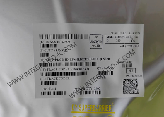 EFM8LB12F64ES0-C-QFN32R Mikrokontroler MCU 72 MHz Mikrokontroler 8-bit Paket QFN-32