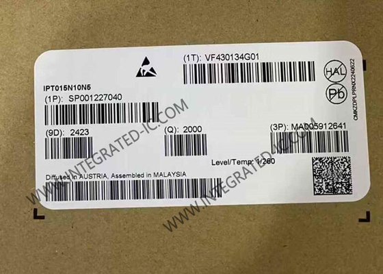 N Channel IPT015N10N5 100V Transistor Daya 8-PowerSFN Chip Sirkuit Terpadu