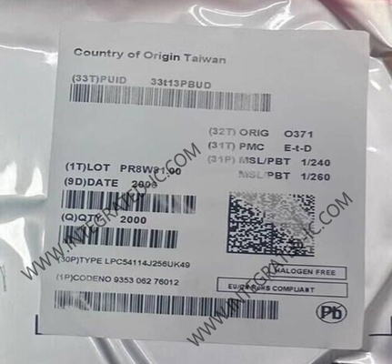 LPC54114J256UK49 Mikrokontroler MCU 100MHz 32-Bit Dual Core Mikrokontroler WLCSP49