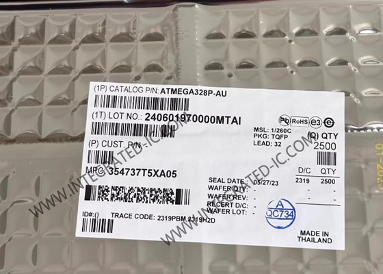 ATMEGA328P-AU Mikrokontroler MCU 8-Bit AVR Mikrokontroler Dengan 32K Bytes In-System Programmable Flash