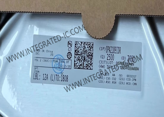 OPA2189IDR Chip Sirkuit Terpadu Dual 14MHz Penguat Operasional Presisi Low-Noise