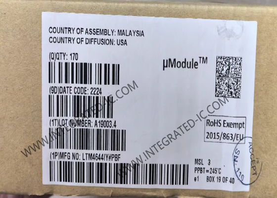 LTM4644IY Integrated Circuit Chip 4A Quad DC/DC μModule Regulator yang dapat dikonfigurasi