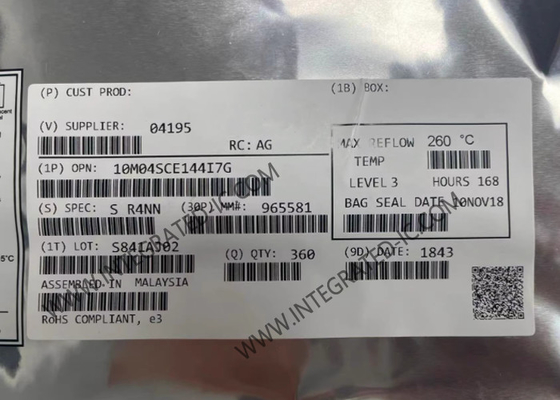 Array Gerbang yang Dapat Diprogram di Lapangan 10M04SCE144I7G 144-LQFP MAX 10 Sirkuit Terpadu FPGA 450MHz