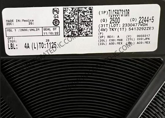 TLC59731DR Chip Sirkuit Terpadu 8-Bit PWM LED Driver IC SOIC-8 LED LIGHTING DRIVERS