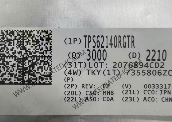 TPS62140RGTR Chip Sirkuit Terpadu 3V Ke 17V 2A Step-Down Converter VQFN-16