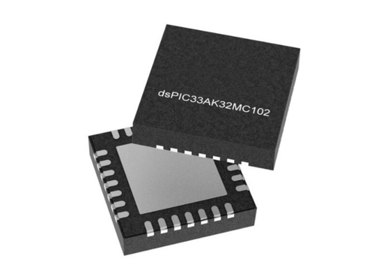 DSPIC33AK32MC102-I/M7 Mikrokontroler MCU 32-Bit DSC VQFN-28 Kontroler Sinyal Digital