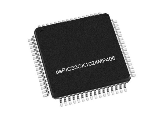 DSPIC33CK1024MP406-E/PT Mikrokontroler MCU Single-Core Digital Signal Controller TQFP-64