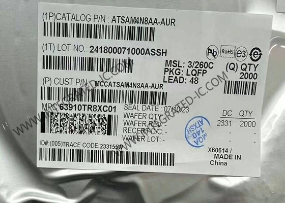 ATSAM4N8AA-AUR Mikrokontroler MCU Berkinerja Tinggi 32-Bit ARM Cortex-M4 Mikrokontroler