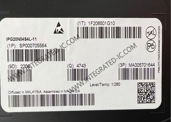 IPG20N04S4L-11 Integrated Circuit Chip Otomotif Dual N-channel OptiMOSTM-T2 Power Transistor TDSON-8