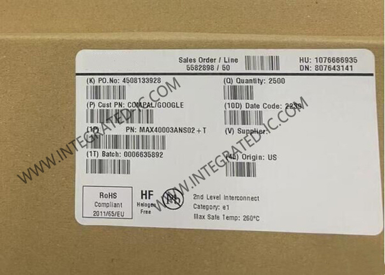 MAX40003ANS02 CHIP Sirkuit Terpadu Chip 4-Bump Nanopower Comparator 600NA Komparator Analog