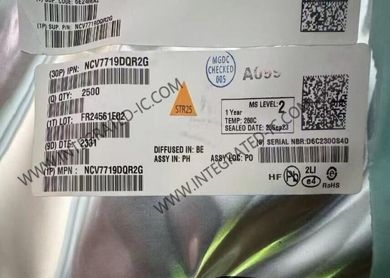 NCV7719DQR2G Integrated Circuit Chip 550mA Pengemudi Motor SSOP24 Octal Half-Bridge Driver