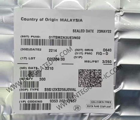 S9S12XS256J0VAL Mikrokontroler MCU 16-Bit MCU 40MHz HCS12X Mikrokontroler IC
