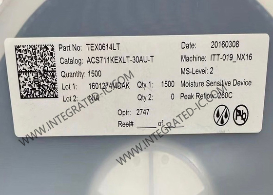 ACS711KEXLT-30AU Sensor IC 30A Efek Hall Sensor arus linier QFN12