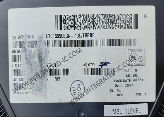 LTC1555LEGN-1.8 Catu Daya SIM SIM SIM Terpadu dan Penerjemah Level SSOP-16