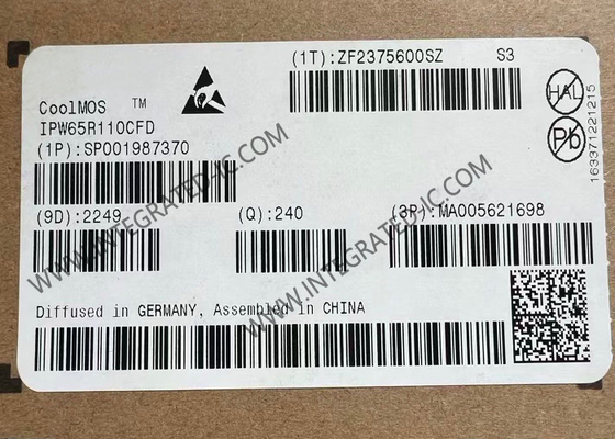 IPW65R110CFD Integrated Circuit Chip 650V N-Channel Power MOSFET Transistor TO-247-3
