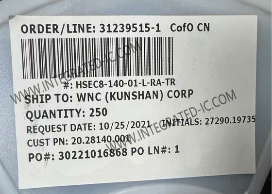 HSEC8-140-01-L-RA-TR Konektor GenerateTM Konektor Kartu Edge Berkecepatan Tinggi