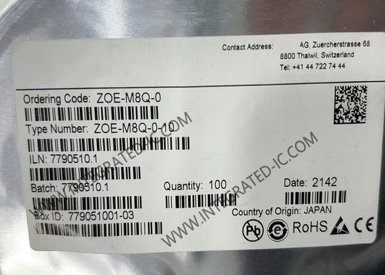 Modul Komunikasi Wireless ZOE-M8Q-0 Modul SiP GNSS Terintegrasi Tinggi