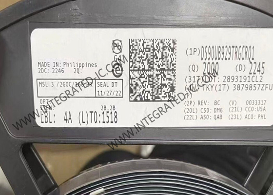 DS90UB929TRGCRQ1 CHIP Sirkuit Terpadu 5.95Gbps FPD Link III Serializer Bridge VQFN64