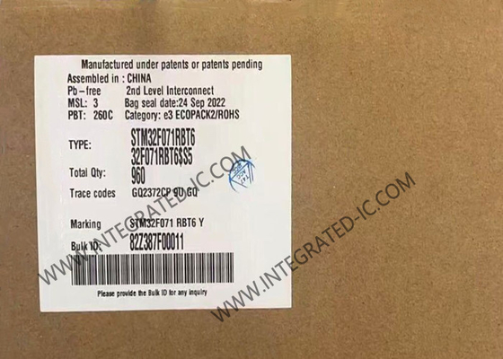 STM32F071RBT6 Mikrokontroler MCU 128KB Flash STM32F0 Mikrokontroler MCU